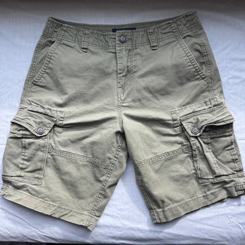 Aeropostale Mens Cargo Shorts Olive Green Size 30 LXNEBA5
